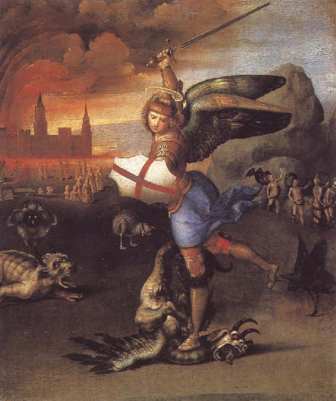 RAFFAELLO Sanzio Dragon and Iimi oil painting image